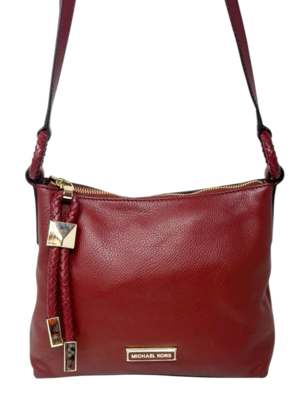 Michael Kors EUC Lexington Pebbled Leather Crossbody Bag
